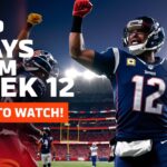 top plays from nfl week 12, 2024
