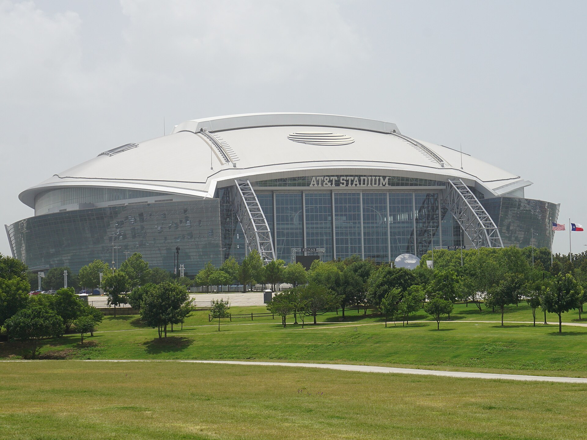 Exterior of AT&T Stadium in Arlington, Texas