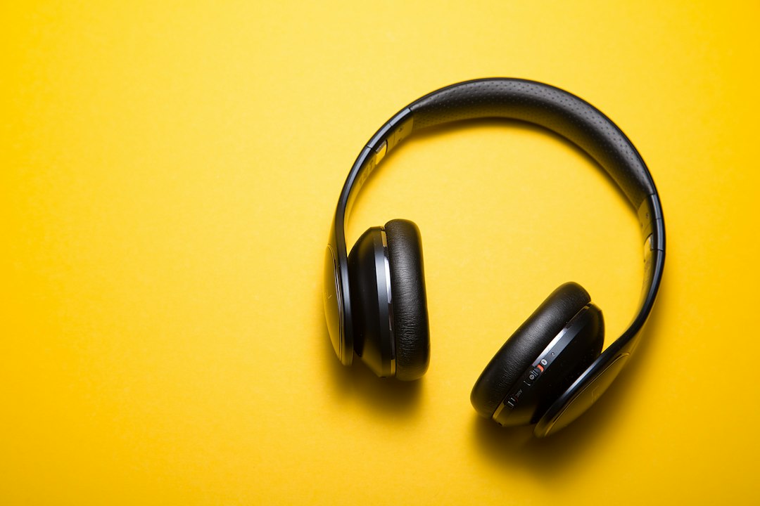 Wireless headphones for listening to audiobooks
