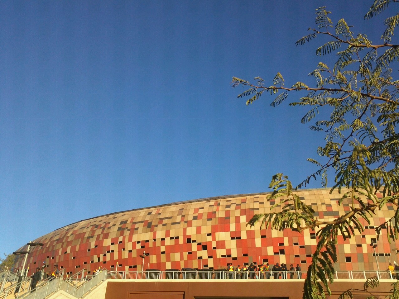 FNB Stadium, also known as Soccer City, in Johannesburg, South Africa
