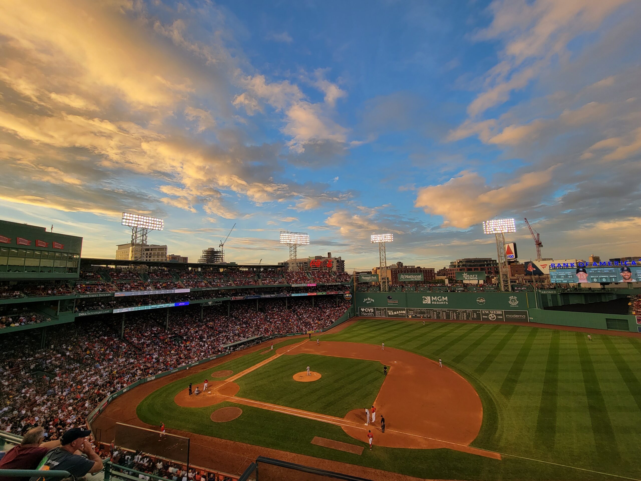 Fenway Park in Boston during a Red Sox game