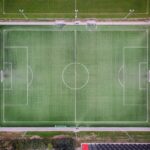 Soccer field, used as generic imagery for an MLS versus European soccer explainer