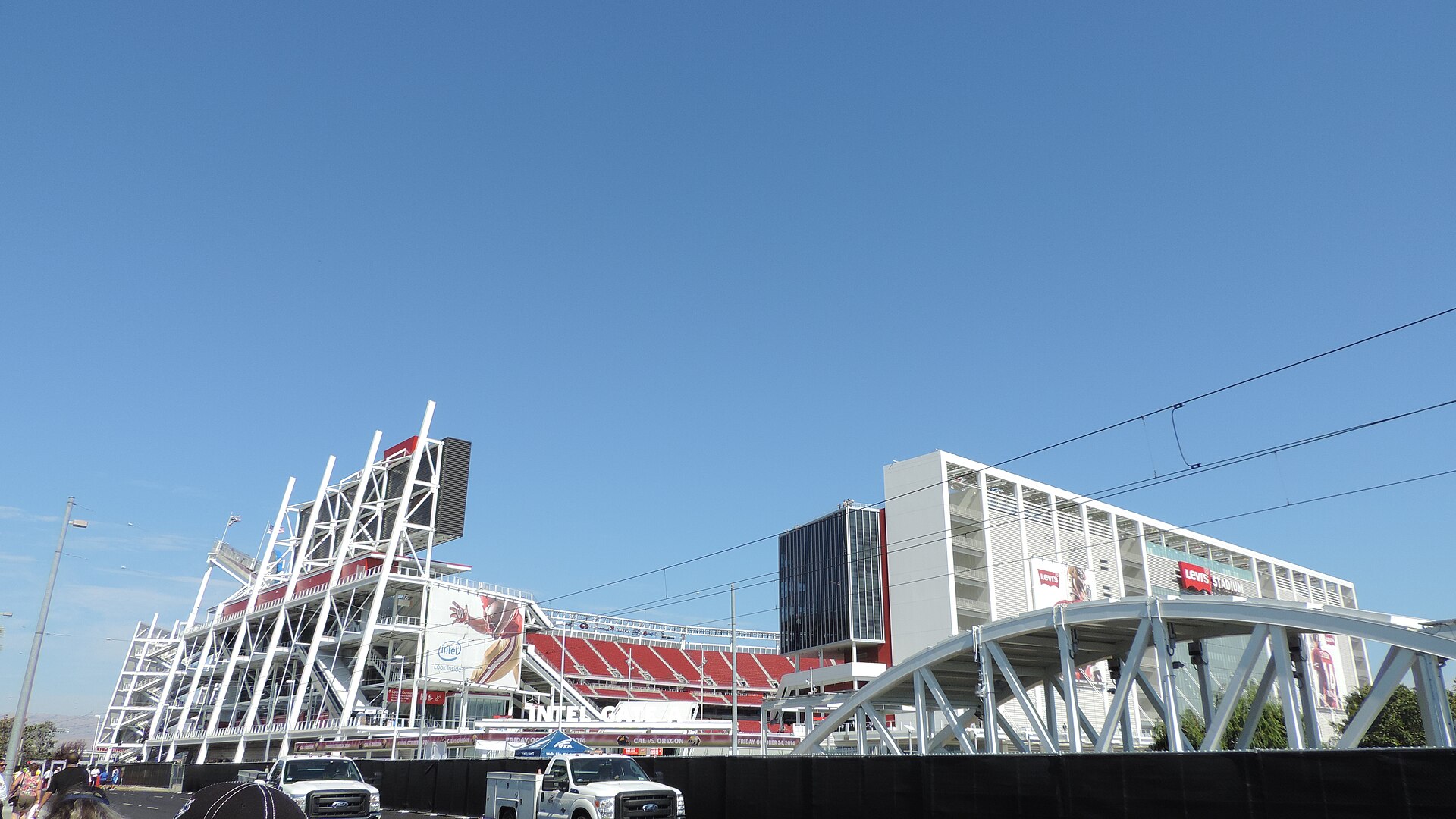 Exterior of Levi’s Stadium in Santa Clara, California