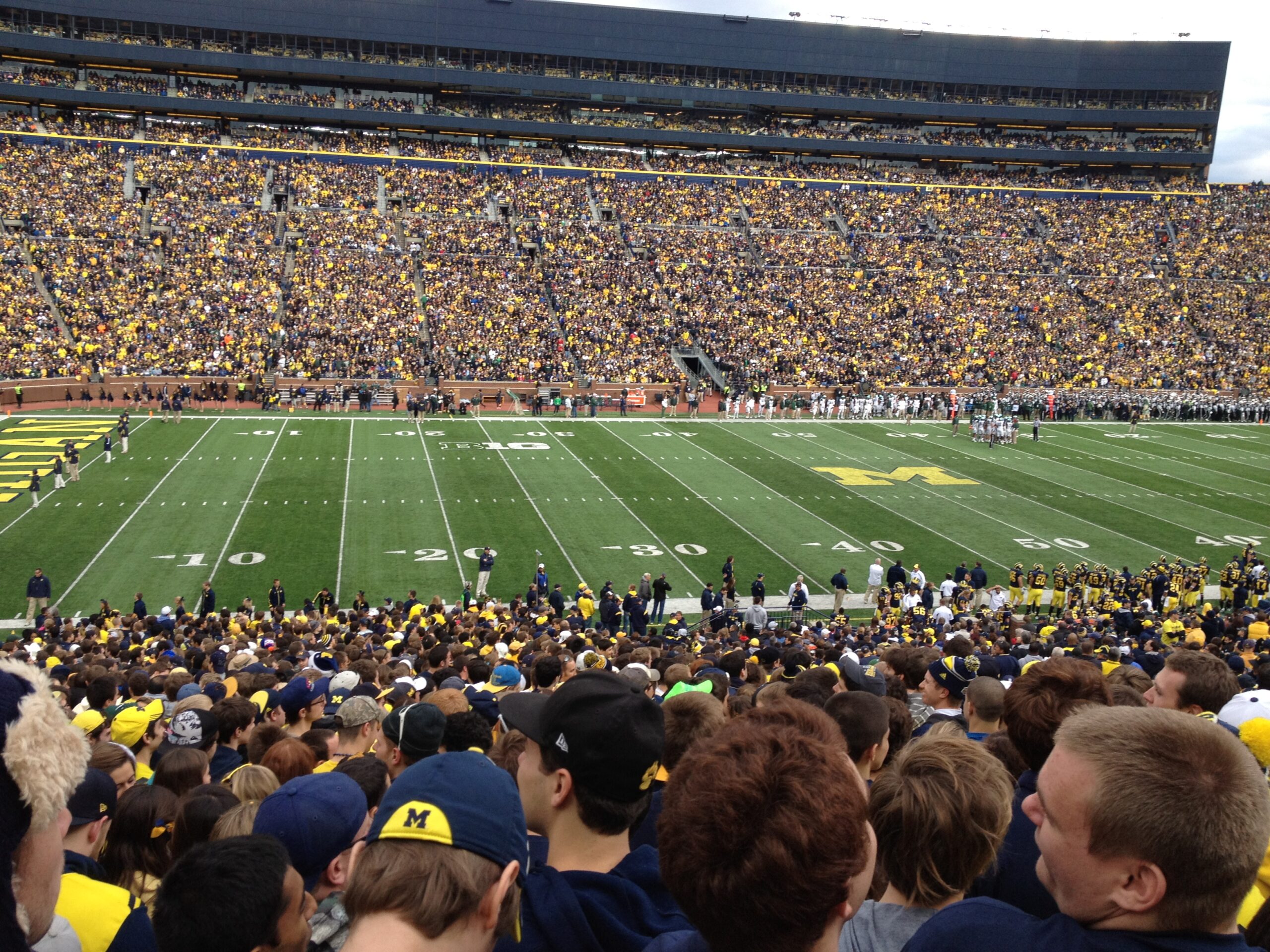 Michigan Stadium in Ann Arbor, home of Michigan Wolverines football