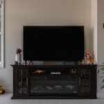 Generic television setup illustrating NBA TV and NBA Channel viewing options; not an image of a specific NBA broadcast.