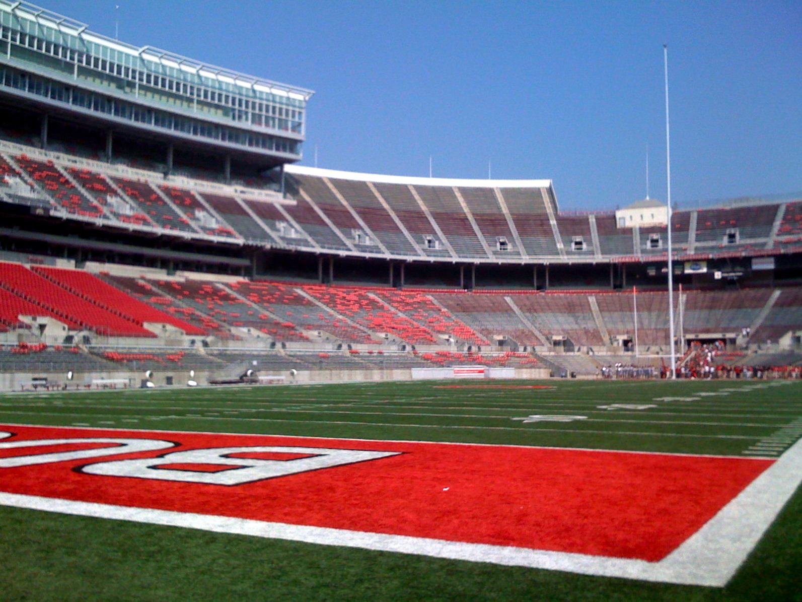 Ohio Stadium in Columbus, home of the Ohio State Buckeyes