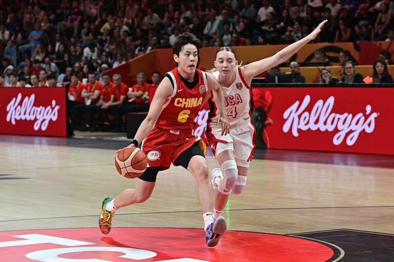 Paige Bueckers representing the USA at the 2026 FIBA Women’s Basketball World Cup, used for USA quarterfinal coverage