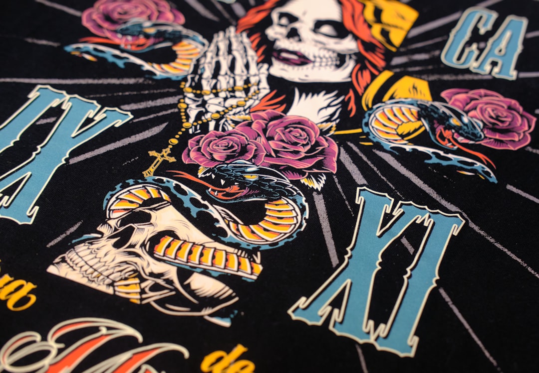 T-shirt printing process for print-on-demand apparel