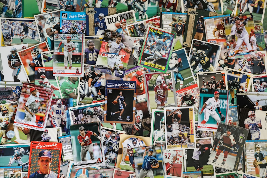 Sports trading cards and memorabilia collection