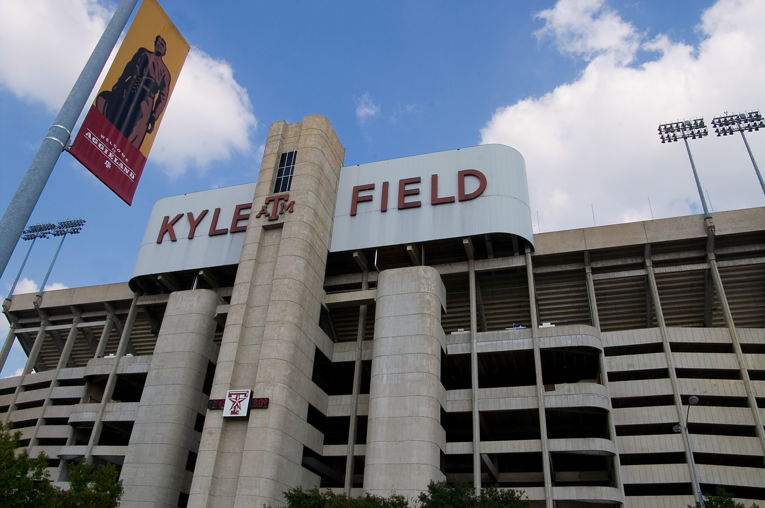 Exterior of Kyle Field in College Station, Texas