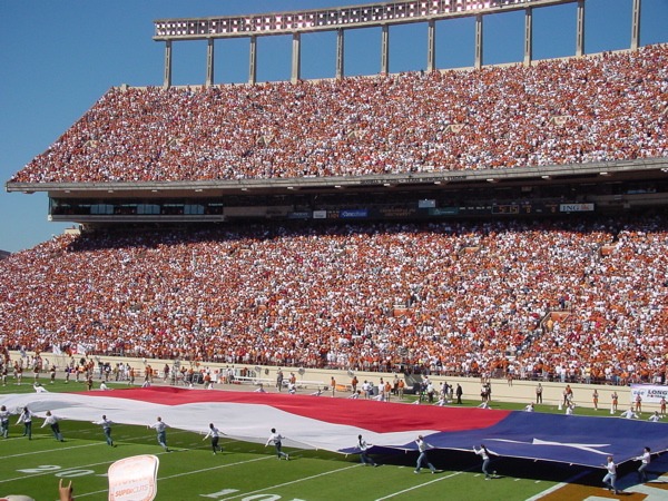 Darrell K Royal-Texas Memorial Stadium in Austin, home of Texas Longhorns football