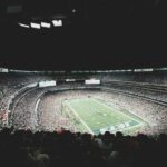 Crowded football stadium used to represent wild-card playoff qualification