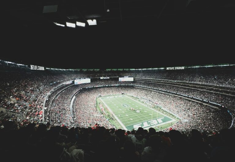 Crowded football stadium used to represent wild-card playoff qualification