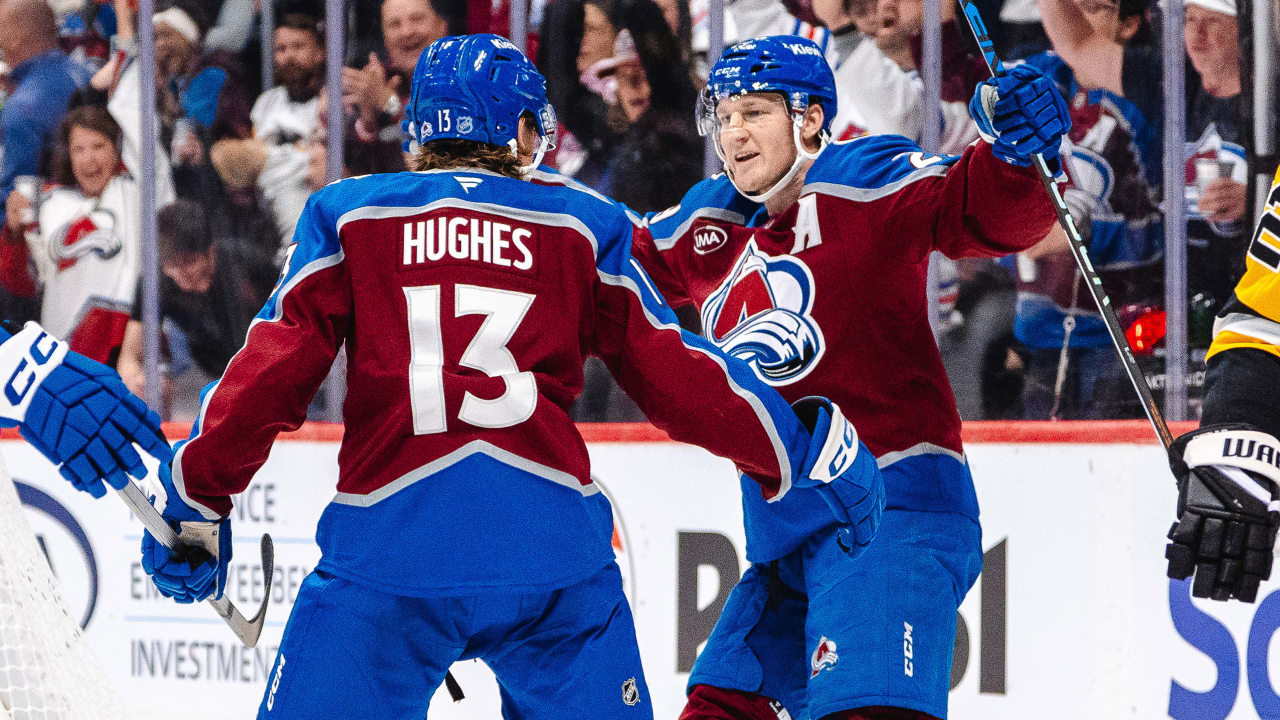 MacKinnon’s Four-Point Night Powers Avalanche Past Penguins After 2–0 Start