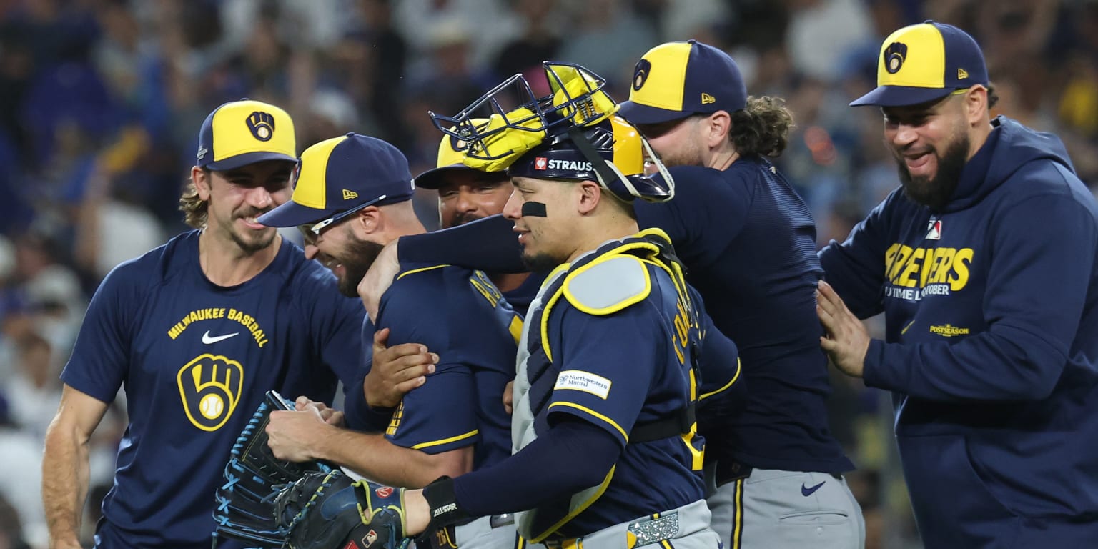 Brewers Sweep Dodgers 6-4, Reach First World Series Since 1982