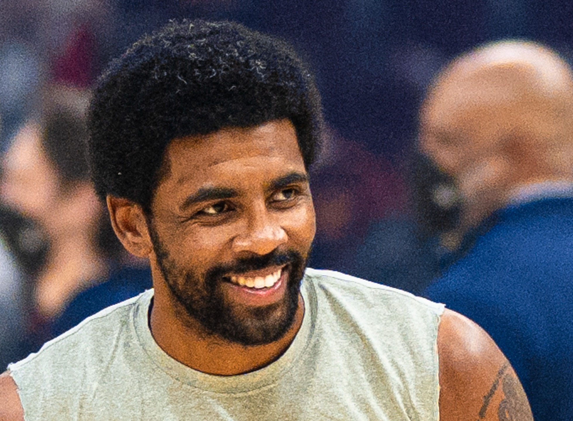 Kyrie Irving during a January 2022 NBA game, archive photograph unrelated to his October 2026 Mavericks return