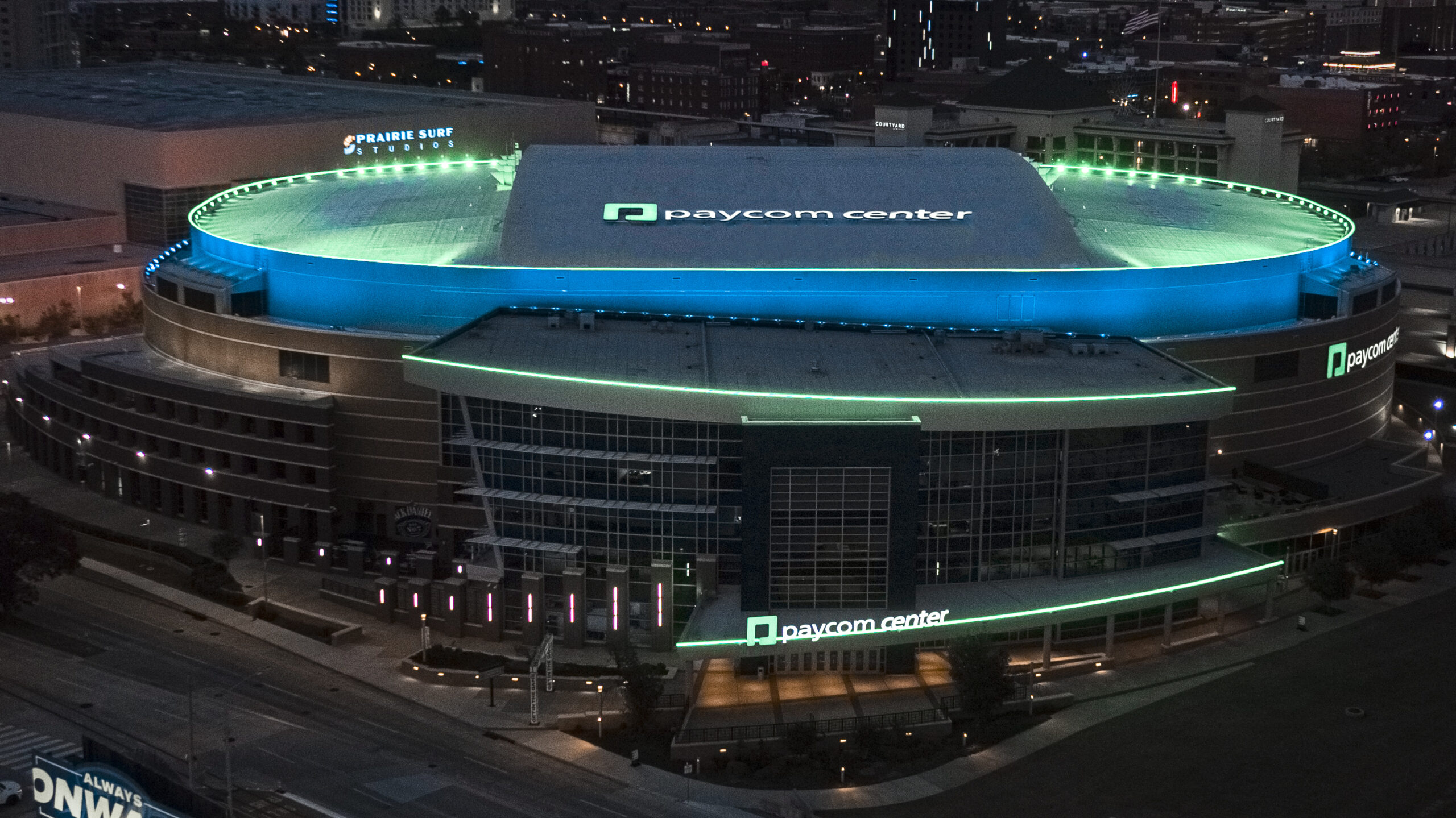 Exterior of Paycom Center in Oklahoma City