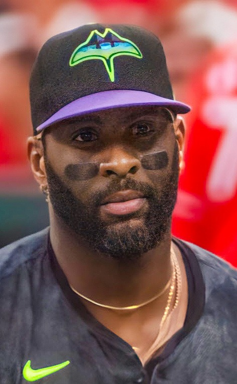 Yandy Díaz in a Tampa Bay Rays uniform during the 2024 season
